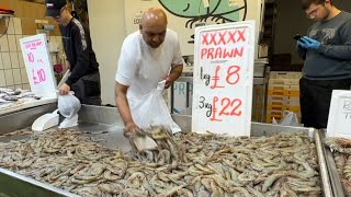 BILLINGSGATE FISH MARKET || LONDON UK