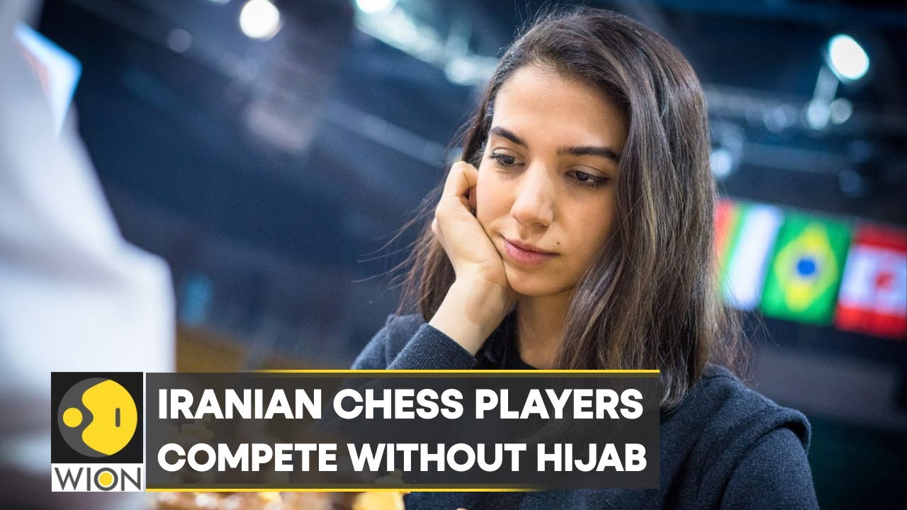Iranian chess players Sara Khadem, Atousa Pourkashiyan abandon hijab while playing | WION