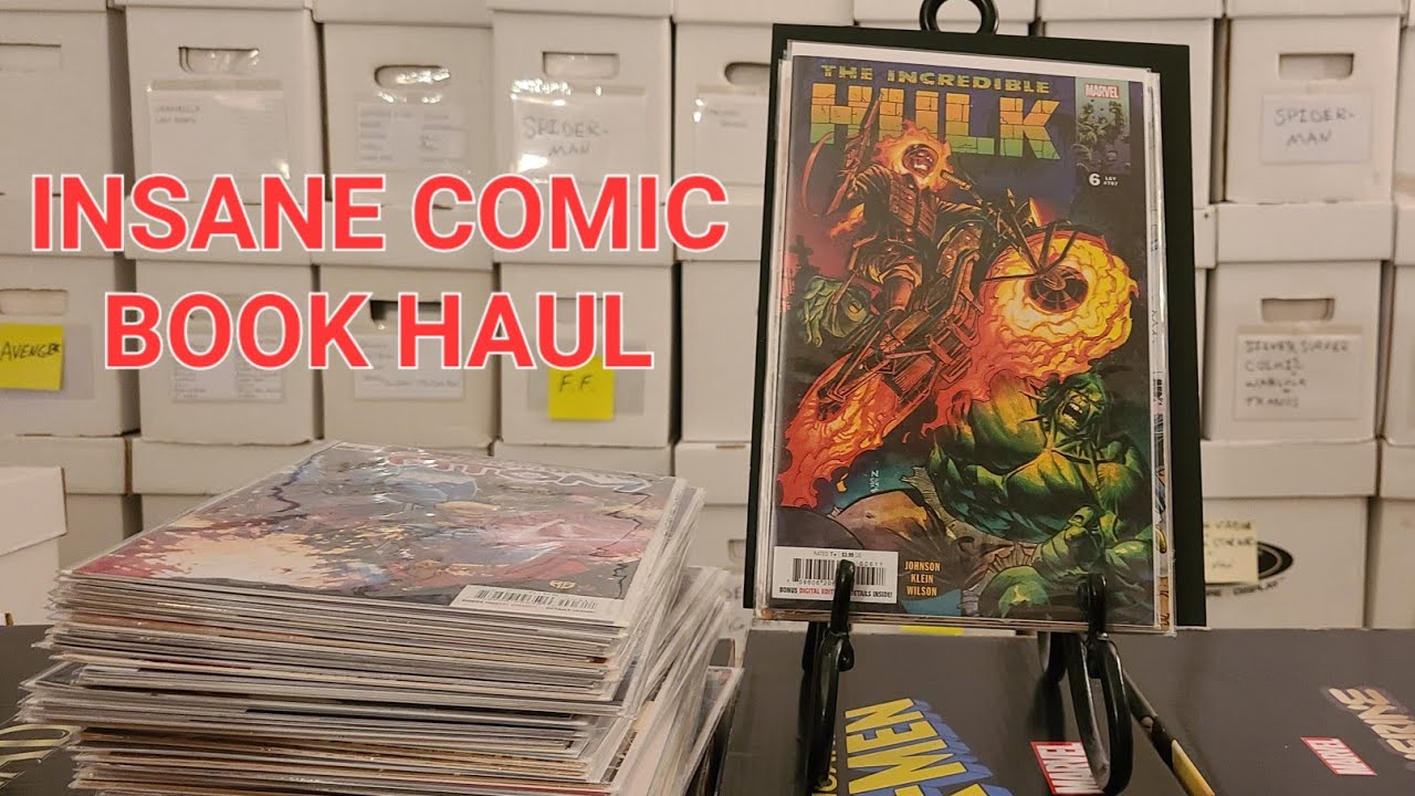INSANE COMIC BOOK HAUL, LOADED WITH KEYS! - YouTube