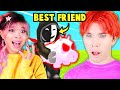 MY BEST FRIEND SURPRISED my BF WITH AN *EVIL* DREAM PET! Halloween Tricks and Pranks Adopt Me Roblox