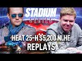 Stadium Series HEAT 25-H $5k fish2013 | Spraggy | gordon0410 Final Table Poker Replays