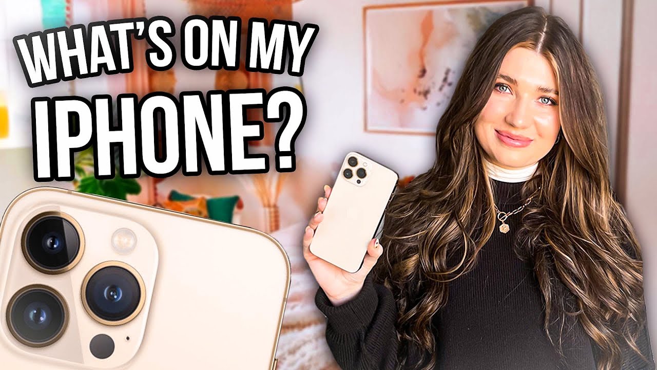 WHAT'S ON MY IPHONE 13 PRO MAX! | *Apps that you NEED!!* productivity, self care, photo editing