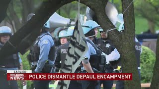 WATCH LIVE: Police begin to dismantle antiwar, ProPalestine encampment