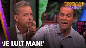 Valentijn Driessen in discussie met Bas Nijhuis: 