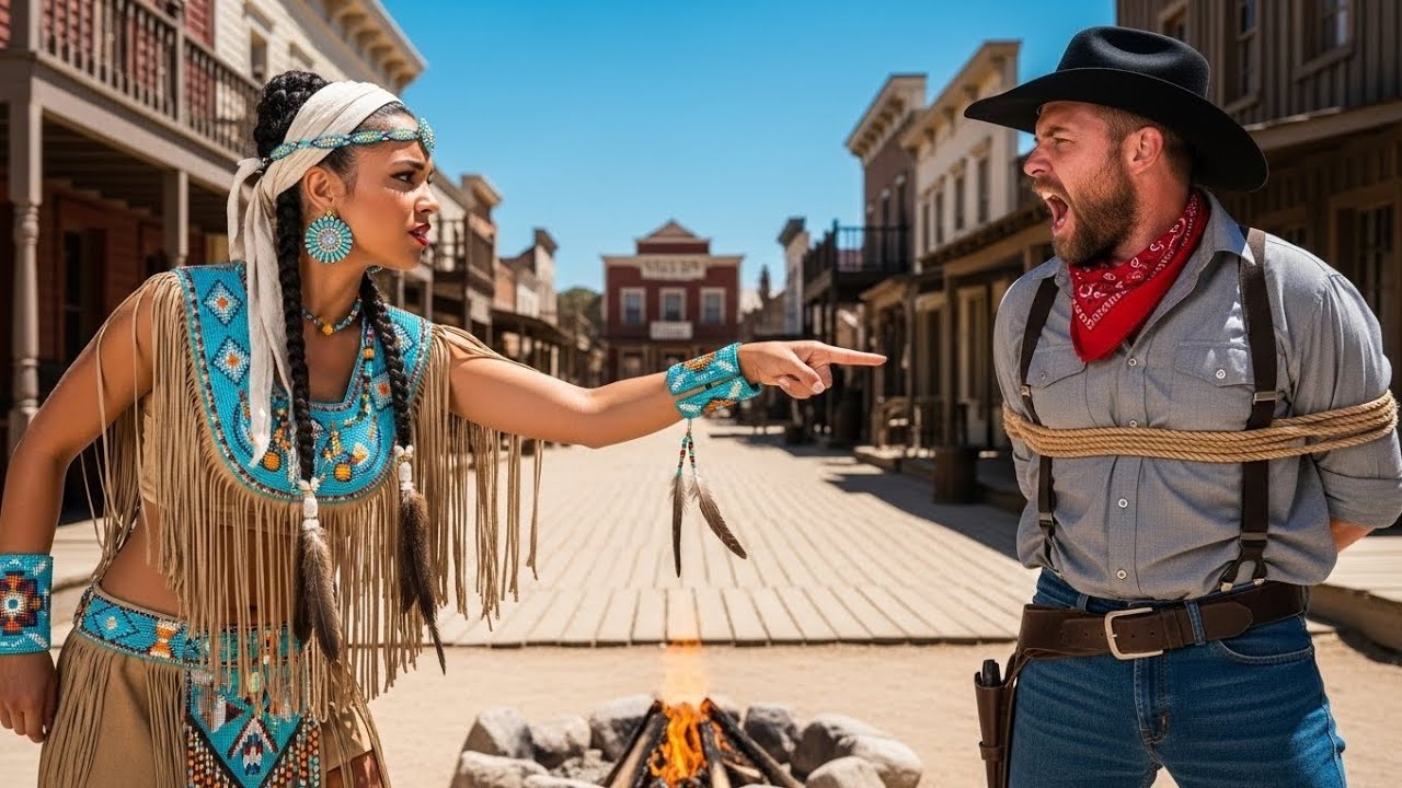 Женщина из племени апачи купила плененного ковбоя — и в ту ночь сказала ему: «Ты будешь моим мужем!»