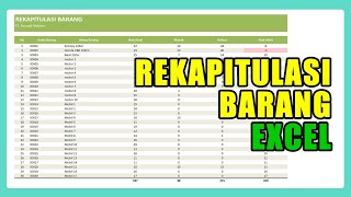 Laporan keluar masuk barang di excel Laporan keluar masuk barang di excel