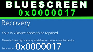 0x0000017 BLUESCREEN on Windows 10
