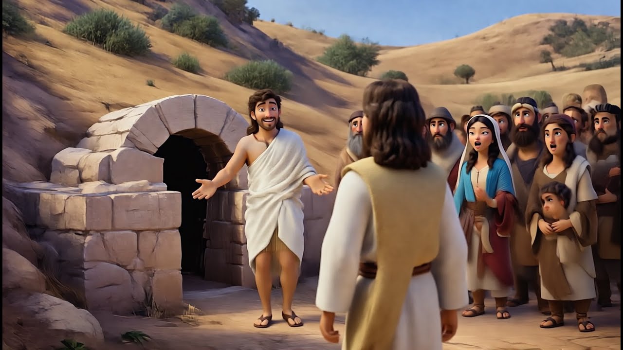 Jesus Raises Lazarus | Bible Story for Kids | Jesus’ Miracle of Life