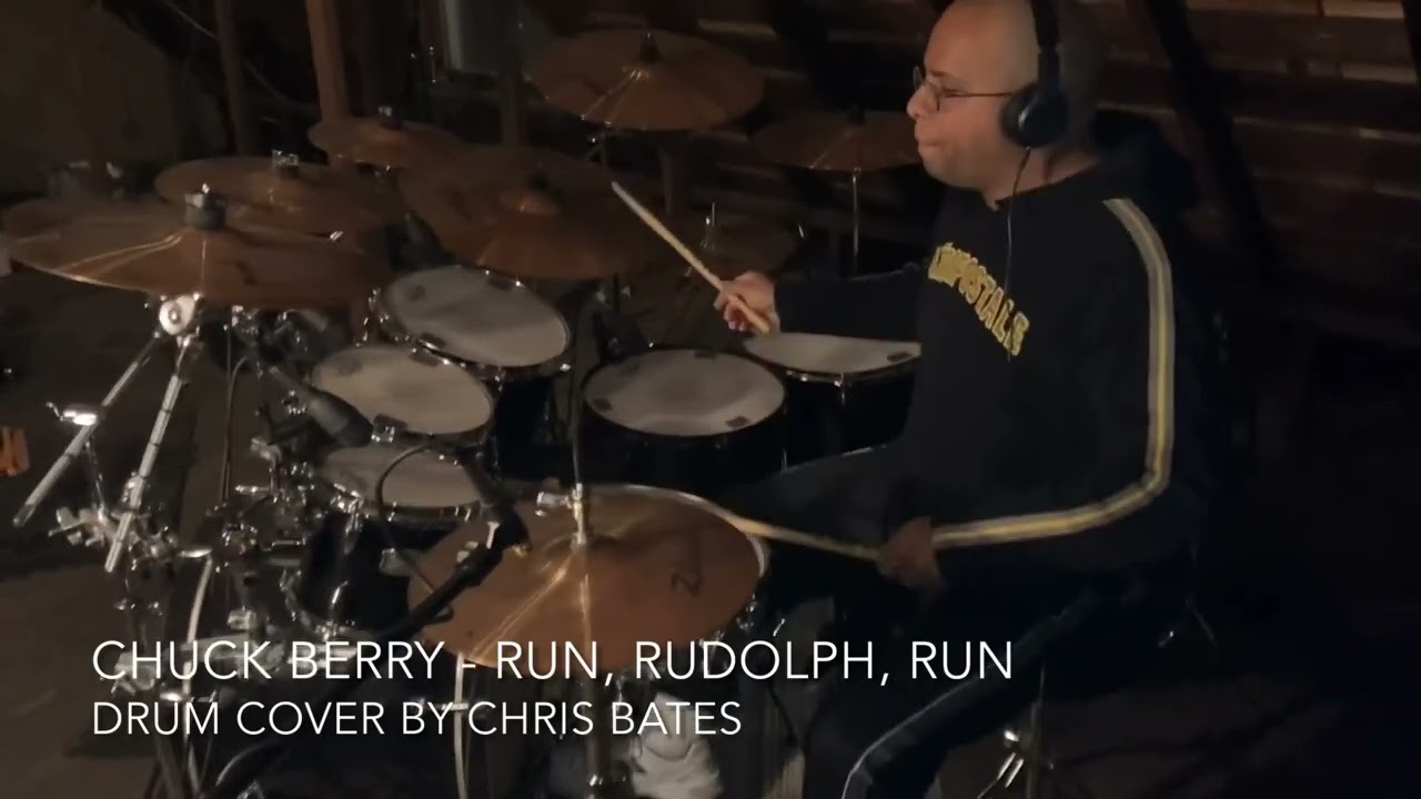 Chuck Berry - Run, Rudolph, Run (Drum Cover) [Studio Version]