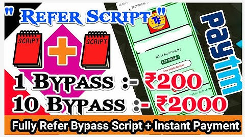 😱 Refer bypass script | instant payment | Timepoint web Refer bypass script | Live payment proof |🤑🤑
