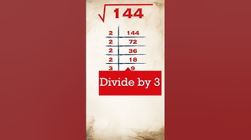 Square Root of 144 | 144 ka vargmul | #shorts #viral #funny #trending #squareroot