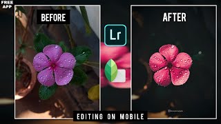Moody Flower Editing Tutorial Using Lightroom And Snapseed screenshot 5