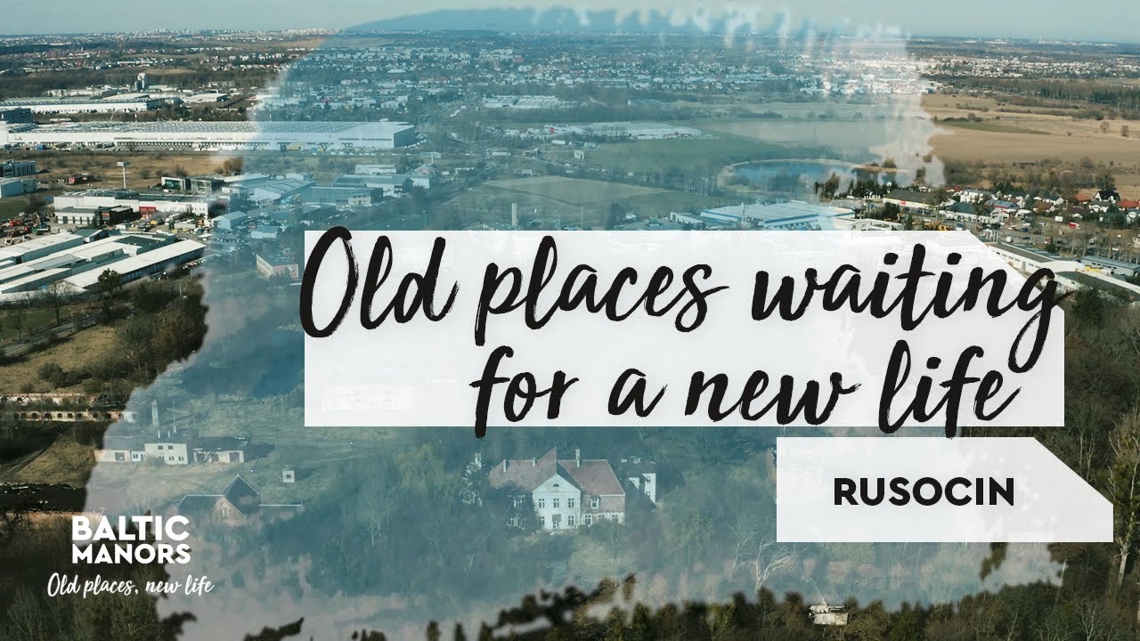 Old places waiting for a new life manor house in Rusocin, Poland