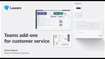 James Cadman Showcasing the Luware Solutions