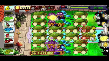 Plants vs. Zombies Puzzle - Last Stand Endless (Part 4: 16 cobs) - Flags 861 to 870