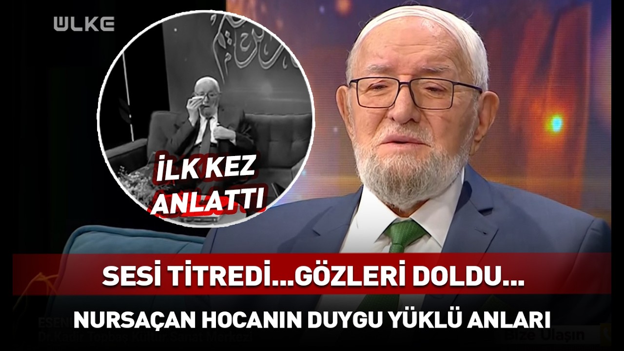 Sesi titredi...Gözleri doldu... Necmettin Nursaçan hoca eşiyle ilgili anısını ilk kez anlattı