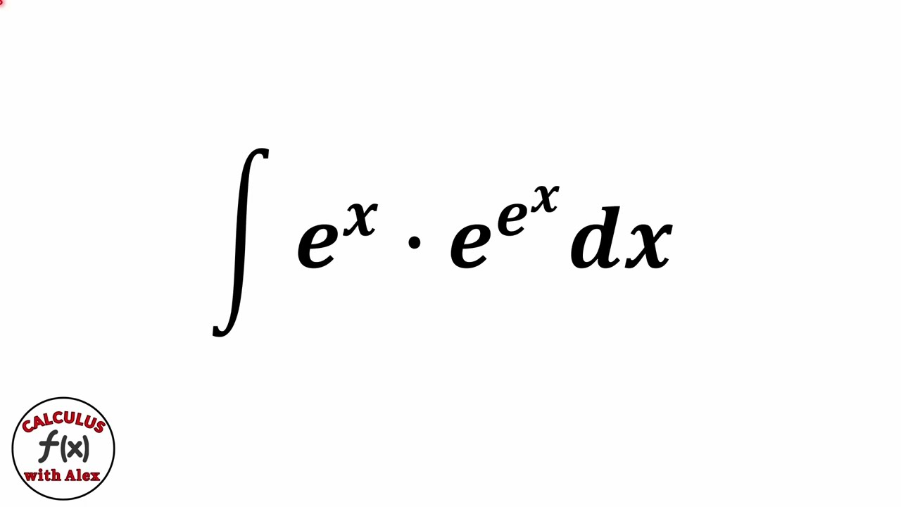 indefinite integral of e^x*e^e^x | e^x dx | integration | calculus