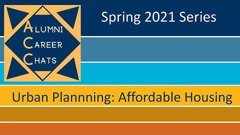 Alumni Career Chat   Affordable Housing