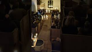 CHRISTMAS CANDLE LIGHT SERVICE   #shortvideo