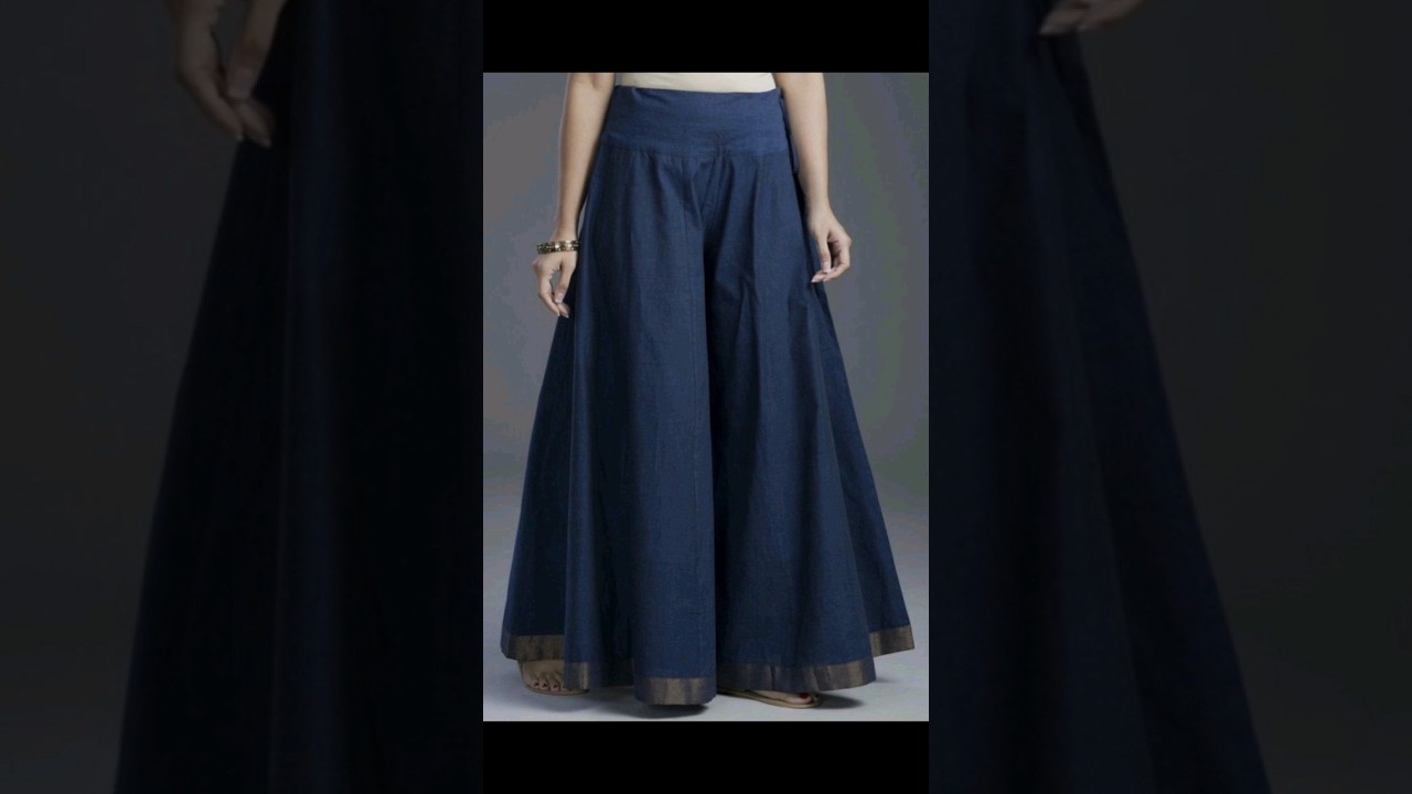 circular palazzo cutting simple way