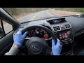 2019 Subaru WRX STI with Full Bolt Ons + Dyno Tune - POV Test Drive (Binaural Audio)