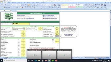 Import Fantasy Baseball Projections to Draft Buddy