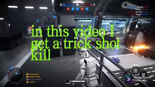 I Got A Jetpack Trick Shot In Star Wars Battlefront 2