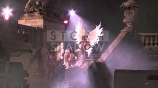 Exclusive - Night-Time Lingerie Shoot For New Victorias Secret Ad Campaign In Paris - Part1