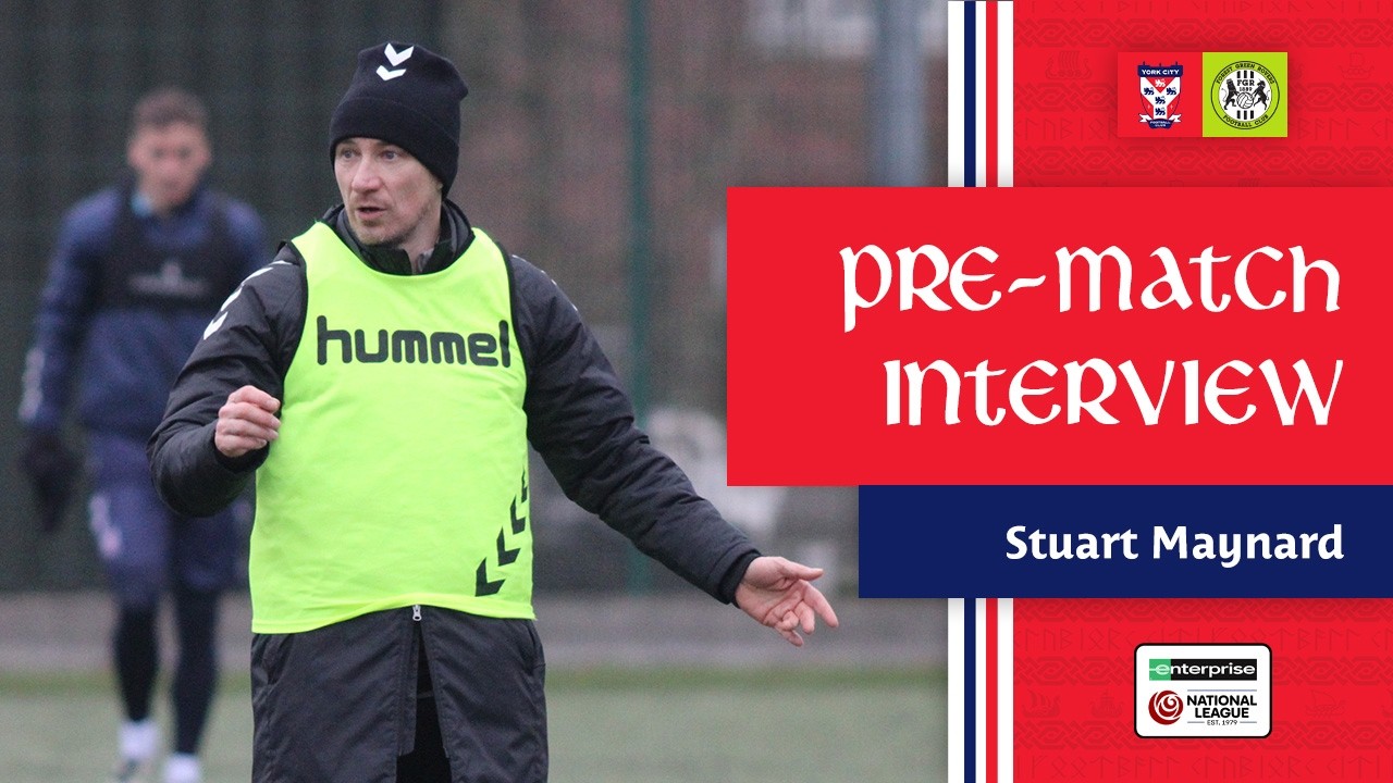 🗣️ Pre-Match Interview | Stuart Maynard | Forest Green Rovers (H)