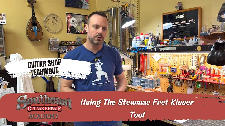 Using the Fret Kisser Tool From Stewmac