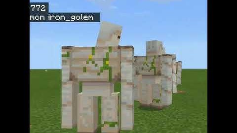 How to spawn iron golem with command block in minecraft shorts satisfying video