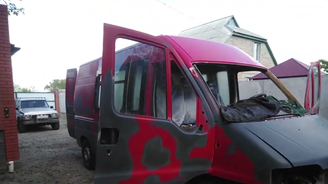 Покраска фиат дукато
