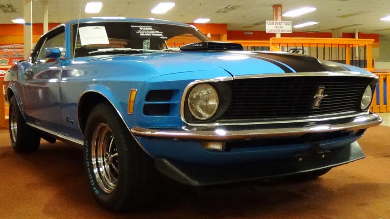1970 Ford Mustang 428 Cobra Jet Fastback Youtube