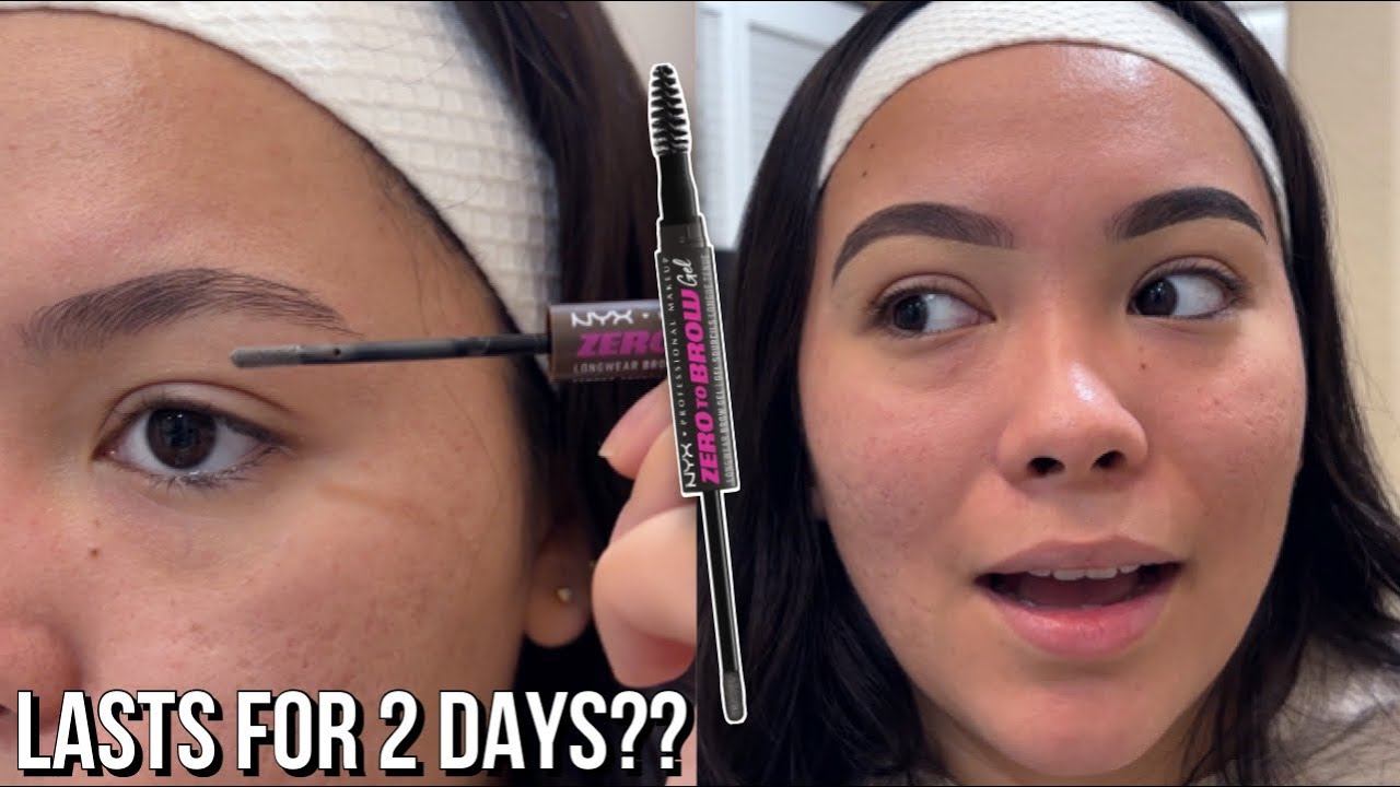 THE BEST BROW GEL?? NYX Zero to Brow Review + First Impression