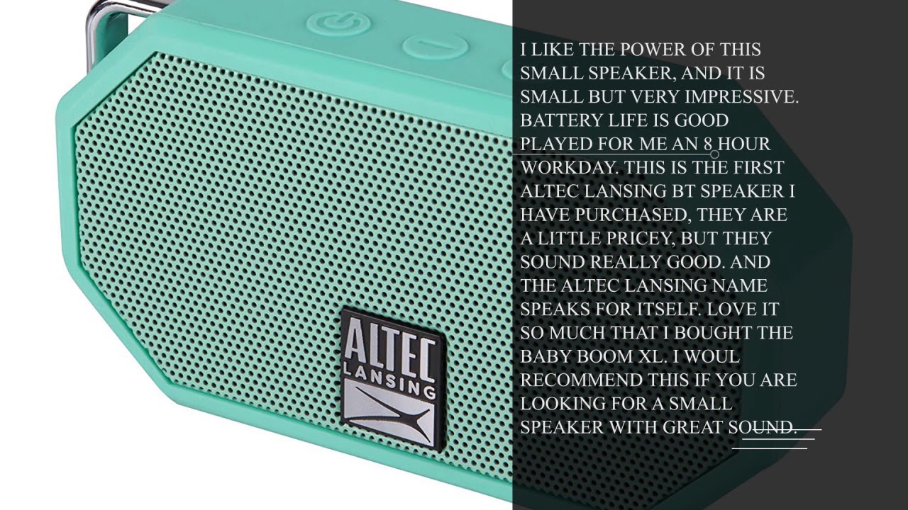 altec lansing ip67
