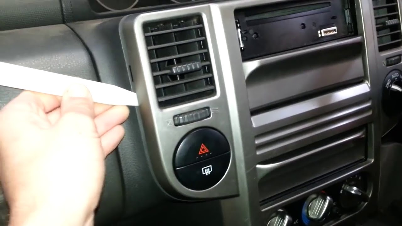How to remove a radio from a Nissan X Trail YouTube