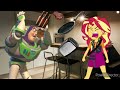 Buzz Lightyear 2 Ted 2 Pelea Con Sunset Shimmer Uncensored