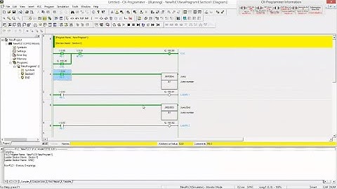 Intruksi PLC OMRON (Instruksi JUMP dan JUMP END, [JMP DAN JME], Pada CX-PROGRAMMER)_Yohanes_XIIIOIN