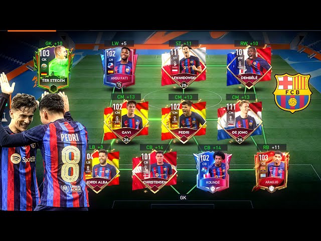 End of fifa mobile so i made barca themed squad 🤩💙❤️ : r/FUTMobile