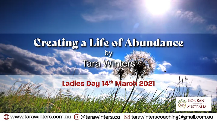 Creating a Life of Abundance by Tara Winters