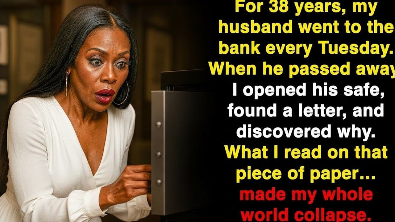 My Husband Went to the Bank Every Tuesday for 38 Years — After His Death, I Opened the Safe and My