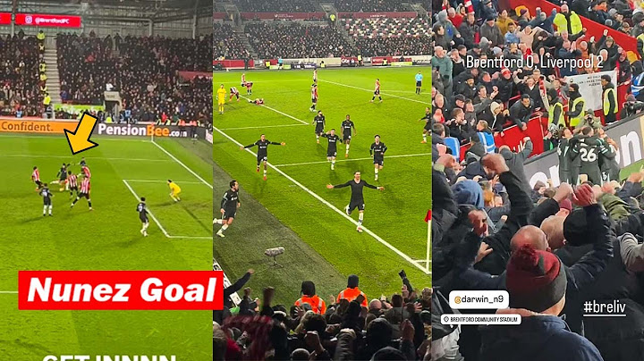 Liverpool Fans Reactions to Darwin Nunez 2 Goal vs Brentford