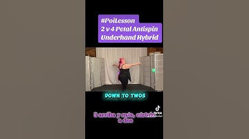 Pt10 Poi 2 v 4 Petal Antispin Underhand Hybrid #español #Poi #PoiTutorial #PoiDance  #FlowArts