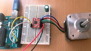 A4988 Stepper motor driver with Arduino.