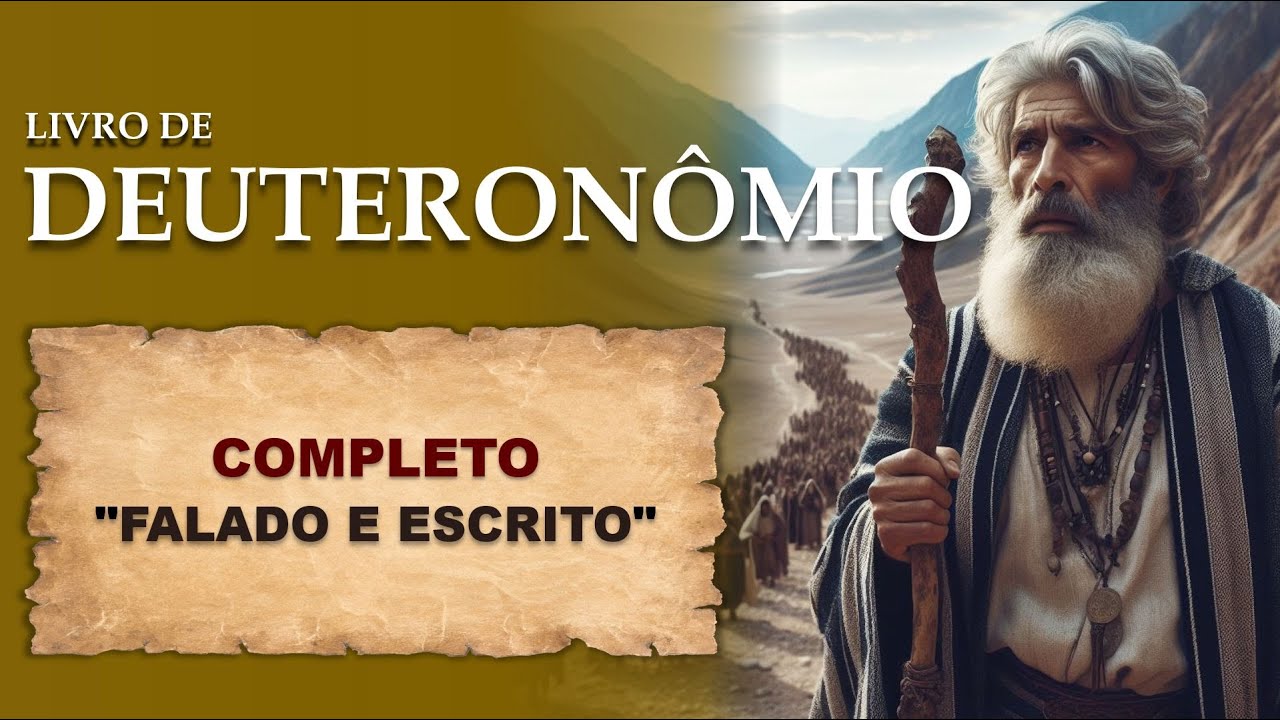 BÍBLIA SAGRADA - LIVRO DE DEUTERONÔMIO COMPLETO FALADO E ESCRITO - YouTube