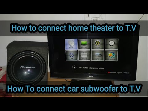 Video: Puteți conecta un subwoofer auto la televizor?