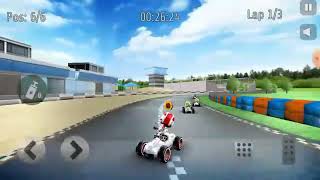 Rush kart Racing—Fun 3d online  | World tour Rival | career | first circuit| end race screenshot 5
