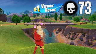 73 Elimination Solo vs Squads Wins (Fortnite Chapter 5 Season 2 Ps4 Controller Gameplay)