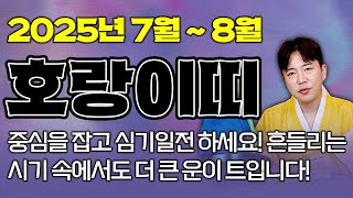 🌟2025년 7월 8월 호랑이띠 운세🌟 흔들리는 시기 더 큰 운이 따른다!
