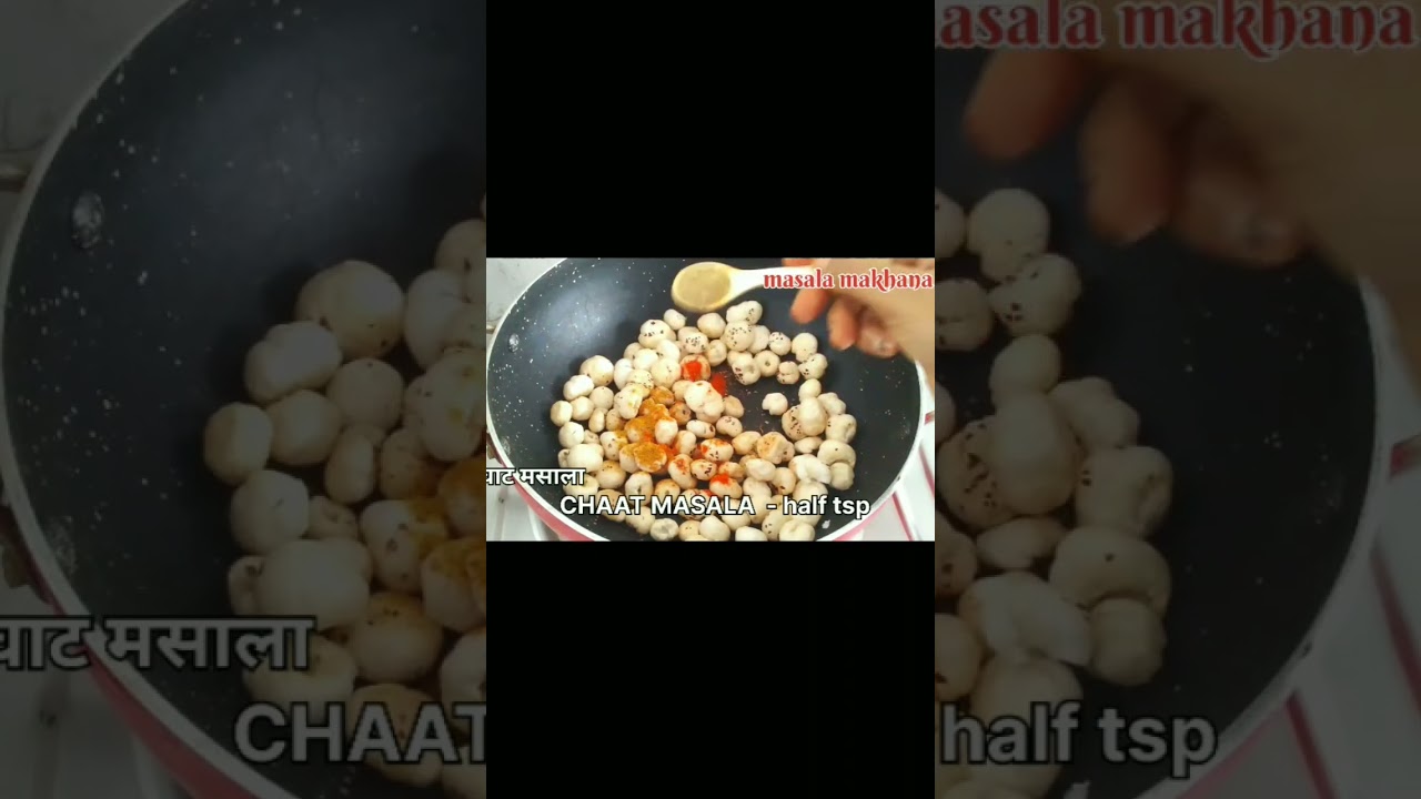 Roasted makhana chaat for weight loss Makhana Recipe Healthy snacks